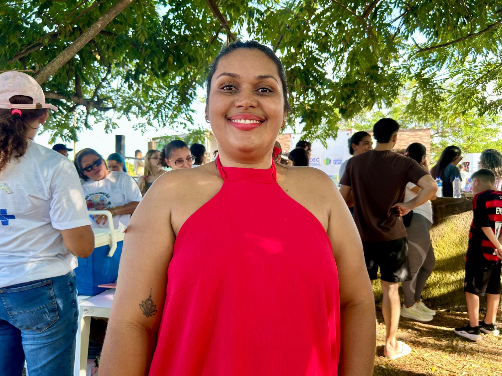 Maíra Daiane aproveitou a oportunidade para cuidar da saúde e buscar orientações